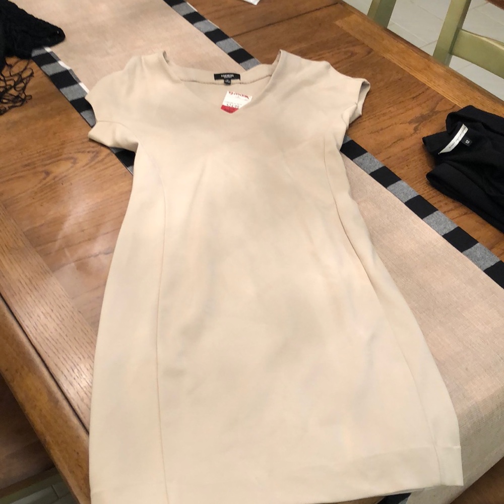 Premise cream colored body-con dress